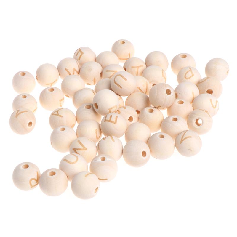 50pcs 12mm Wooden Beads Loose beads Jewelry Making Beading Pacifier clip Making 50pcs 12mm Wooden Beads Loose beads Jewelry Making Beading Pacifier clip Making