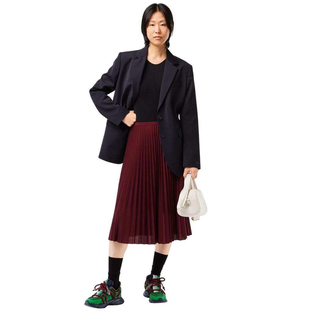 Lacoste Womens/Ladies Fluid Pleated Elasticated Waist Skirt