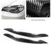 Car Eyebrows Eyelid Headlight Head Lamp Cover Trim For BMW X5 E70 2008-2013