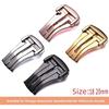 [Nywing] 18mm 20mm Omega Buckle OMEGA Stainless Steel Watch Strap D Buckle Double/Double Opening ...