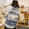 Kawaii Backpack with Pins Kawaii School Backpack Cute Aesthetic Backpack Cute Kawaii Backpack for Teenage Girls Trave