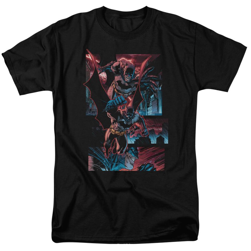 Batman Dark Knight Panels T Shirt Licensed Comic Book Tee Black L