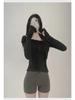 South Korea's Dongdaemun New Sexy Lace-Up Knit Sweater – Flirty Collarbone-Revealing Design