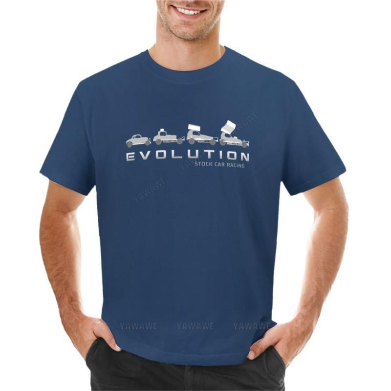 Evolution BRISCA Stock Car Racing 1955-2020 - Cayzer Racing T-Shirt Custom T Shirts Tees Vintage T Shirt Funny T Shirts for Men