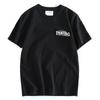 Export Label Cutting Island Cattle Goods Summer Heavy Weight Washed Cotton Print Sports Short-Sleeved T-shirt Tail Single Tail Goods T-Shirt