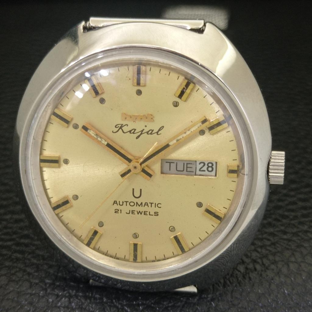 HMT RAJAT AUTOMATIC INDIAN 6501 MENS VINTAGE ORIGINAL DIAL WATCH a703255-1 R213a-a703255