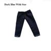 Handmake Jeans Pants Casual Wear Cute Trousers Flip Up Denim Pants for Blythe ob24 Dolls