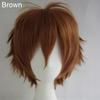 Orion Men Women Multi-Color Short Straight Hairpiece Full Wig for Anime Party Cosplay