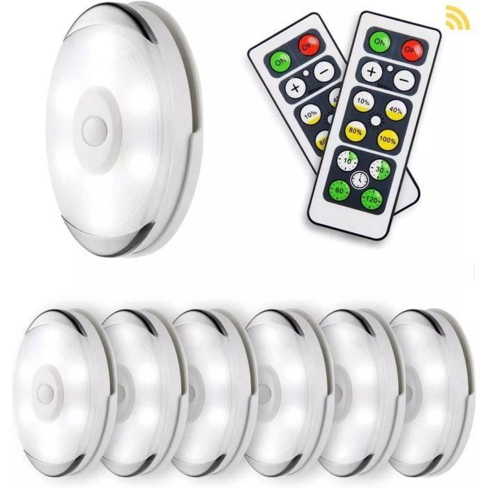 Lampe LED sans fil - LUMINAIRE D'INTERIEU - RGB - Intensité réglable - Télécommande - Portable