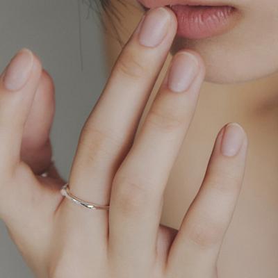 Assez (argent 925) Bague fine naturelle