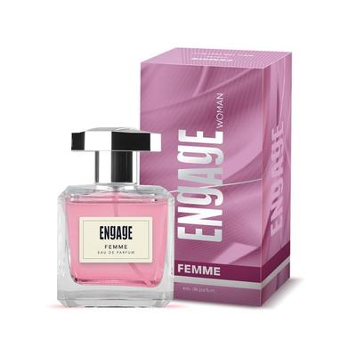 Engage Femme EDP Kadın Parfüm 90ml, Narenciye ve Çiçek, Premium Uzun Süre Kalıcı Koku, Cilt Dostu, Günlük Koku