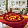 Manchester United Design Crystal Velvet Rug Soft Decorative Mat for Bedroom Entrance