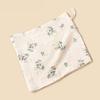 Baby Soft Cotton Muslin Handkerchief with Lanyard
