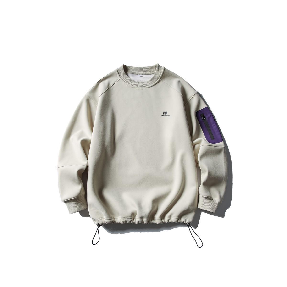 RUIIENRS x NEOISM 2025 Winter Brushed Round Neck Premium Basic Hoodie W25601 M