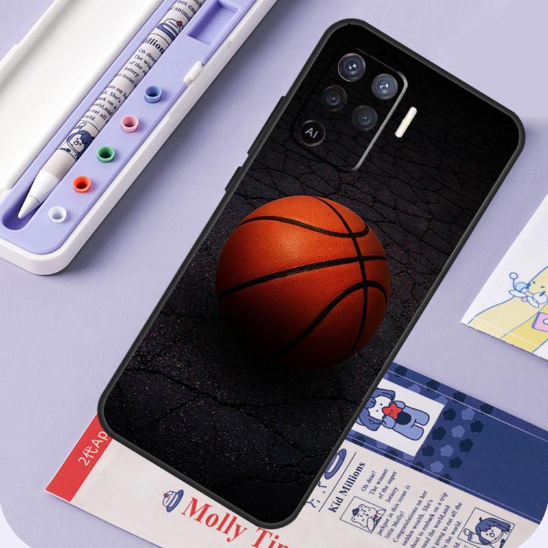 Basketball Basket Phone Case For OPPO A52 A72 A53S A94 A74 A54 A15 A16 A1K A5 A9 A31 A53 A83 A91 A93 Cover