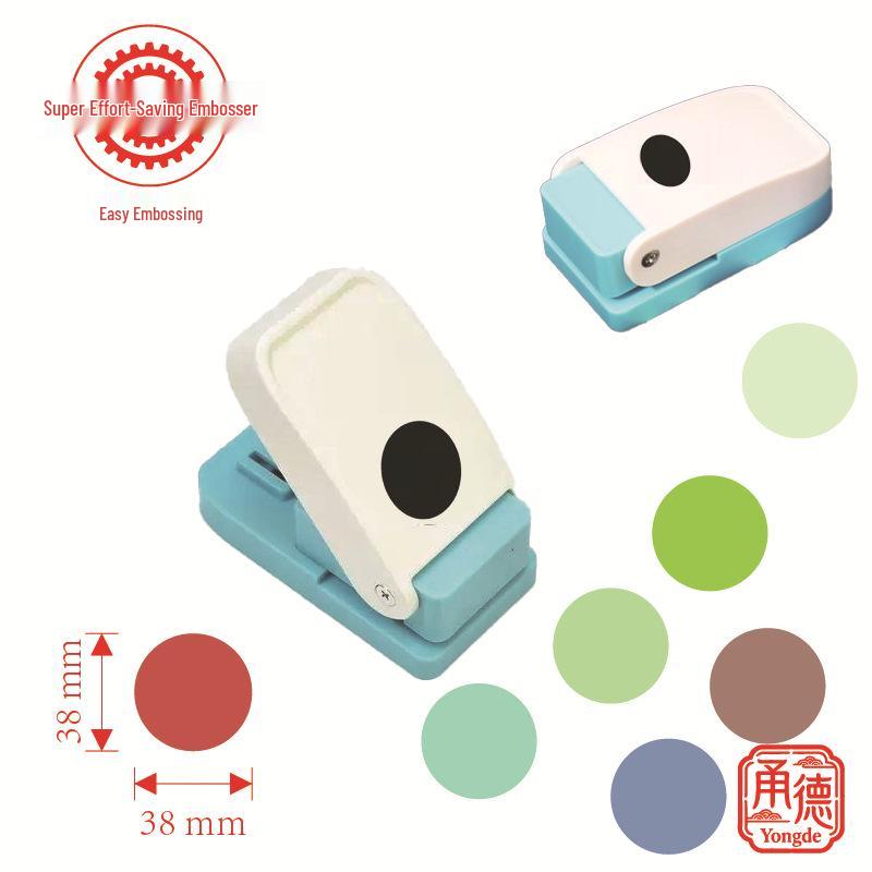 Round Embosser Craft Journal: Handmade Card & Flower Punching Machine for Kindergarten