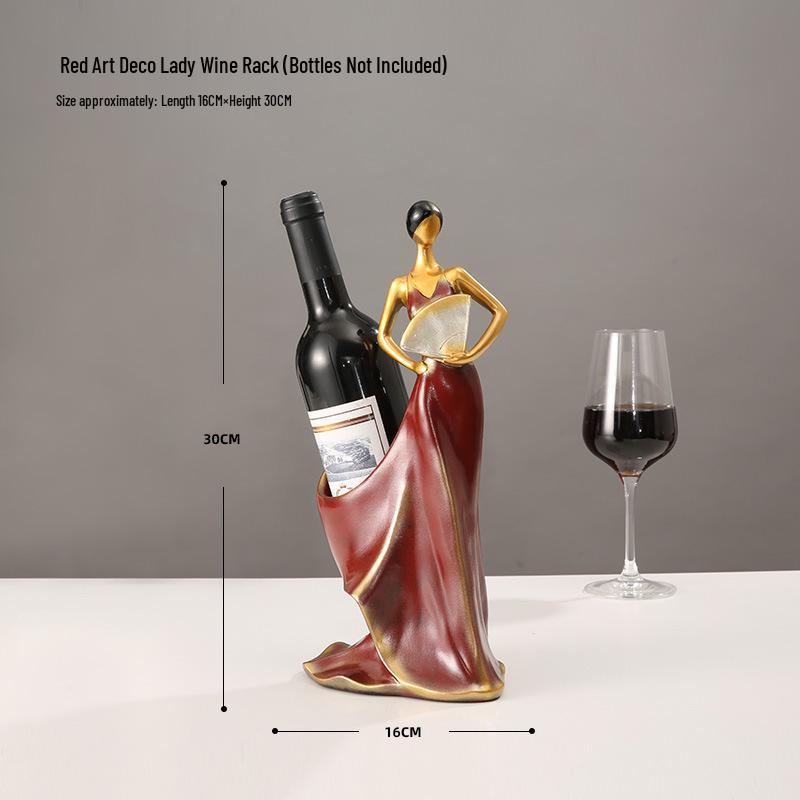 Modern Minimalist Resin Crafts: Wine Cabinet & Living Room Decor - Ideal for Office or Housewarming Gifts