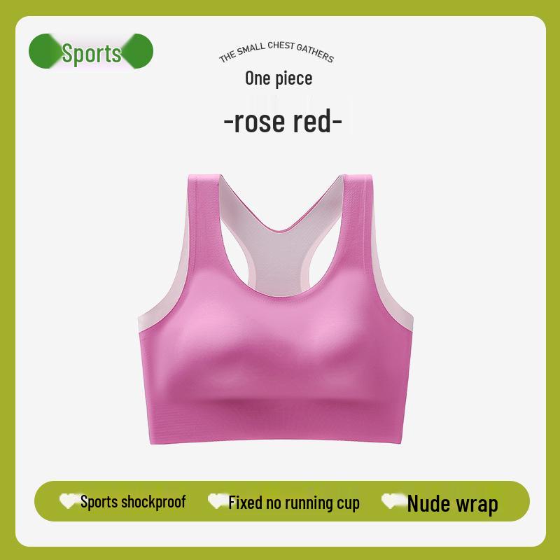 High Impact Breathable Sports Vest with Integrated Cup - Large Bust Yoga & Aerobics Beautiful Back Bra