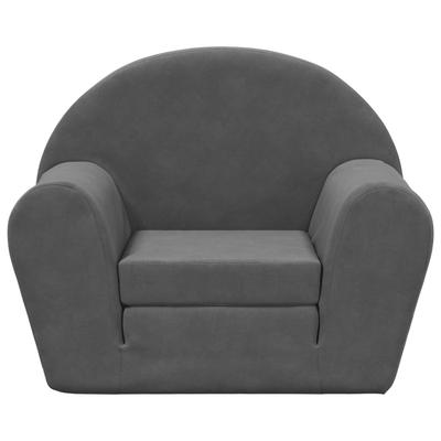 Kids  Sofa Bed Anthracite Soft Plush