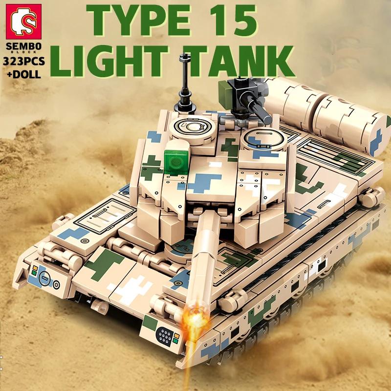 324PCS Echipament Militar 85 Modele Tanc Principal de Luptă Blocuri de Construcție WW2 Armă Vehicule Armată Jucării DIY Cadouri Pentru Copii Băieți