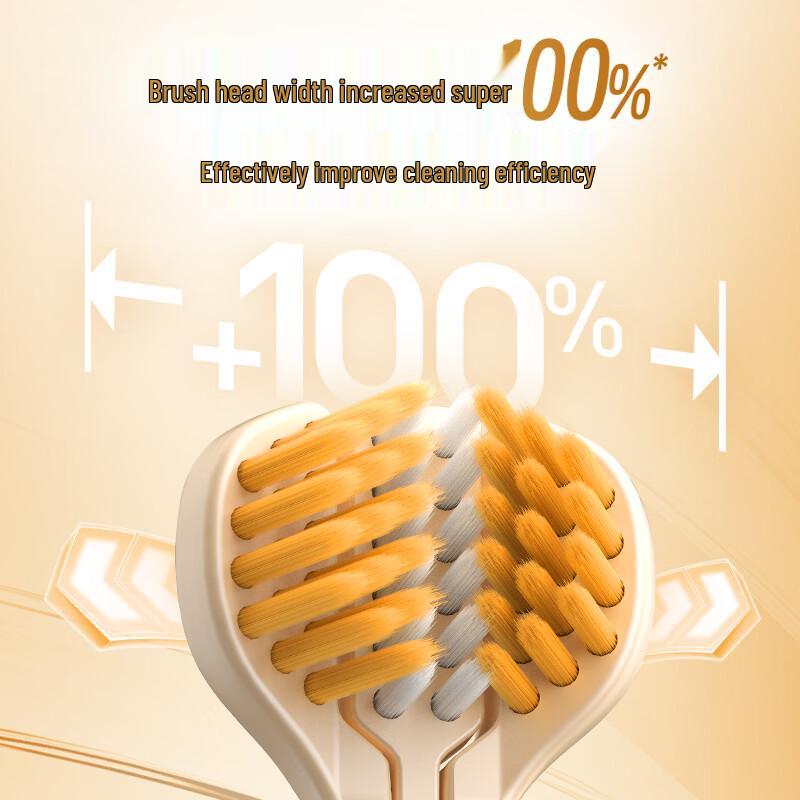 

Leng Suan Ling Three-Sided Soft Bristle Adult Toothbrush 2-Pack