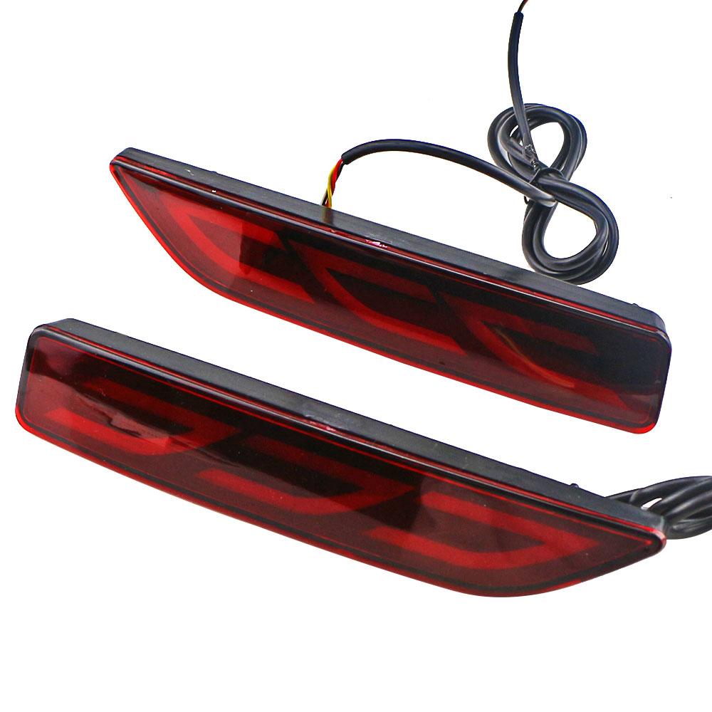 

2pcs Rear Bumper Light Brake Lights Led Reflector For Honda BRV BR-V 2015-2019 CRV 2007-2009 2012 Urban-2014 MOBILIO 2016 2017