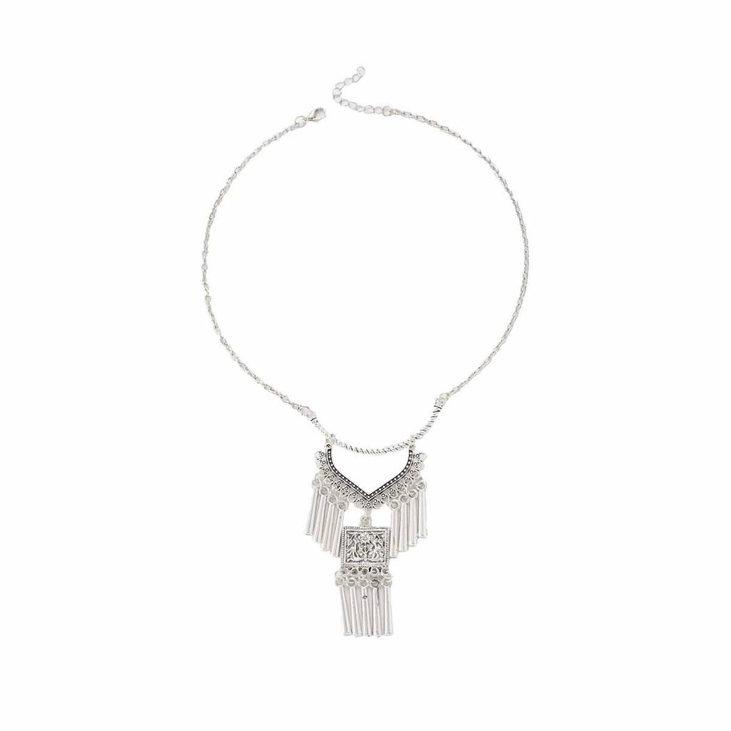 Etnický styl Imitace Miao stříbra Tibetské stříbro Třásnitý náhrdelník Retro Středovýchodní Indický styl Bohémský náhrdelník Módní Vysoký smysl