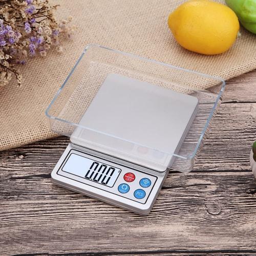 ZooYi Digital Scale for Kitchen, Measures from 0.01g To 600g, Digital, USB Charging, Tare Function, Precision Electronic Scale, Platform Scale, Commer