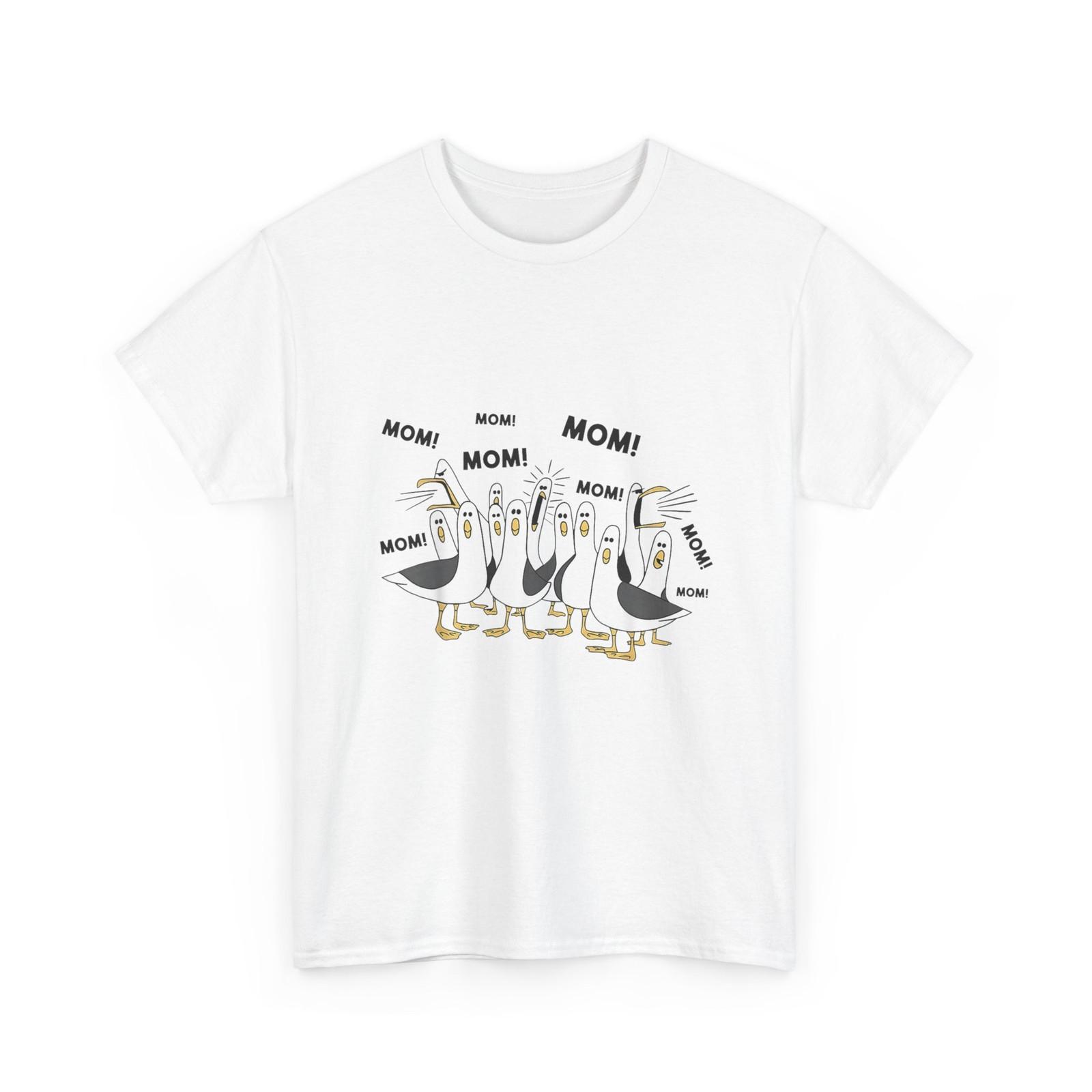 Seagull Mom Mom Ocean Life Mother s Day Bird Animal Funny Shirt S