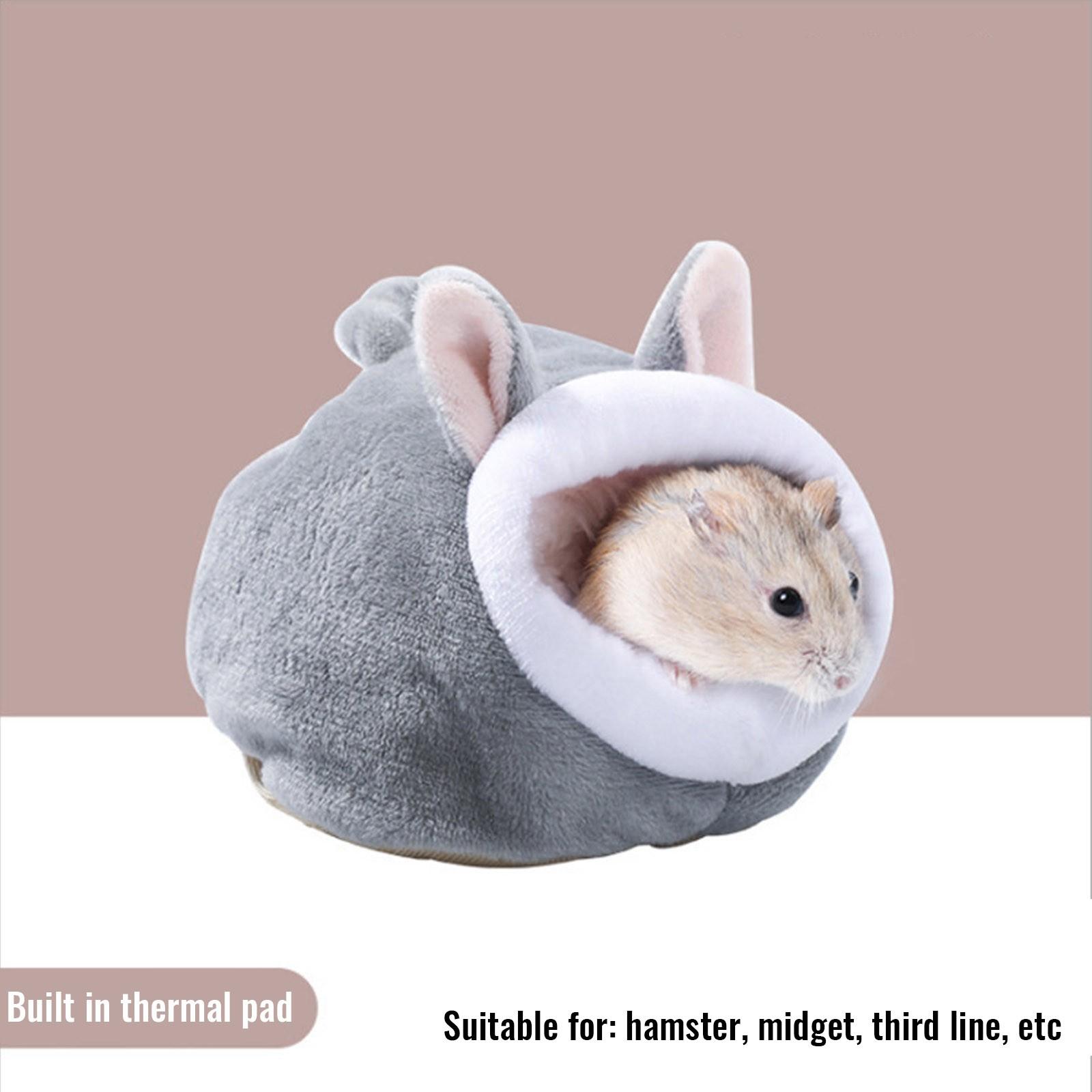 

Hamster Pet Bed Accessories Mouse Cotton House Small Warm Sleeping Bag