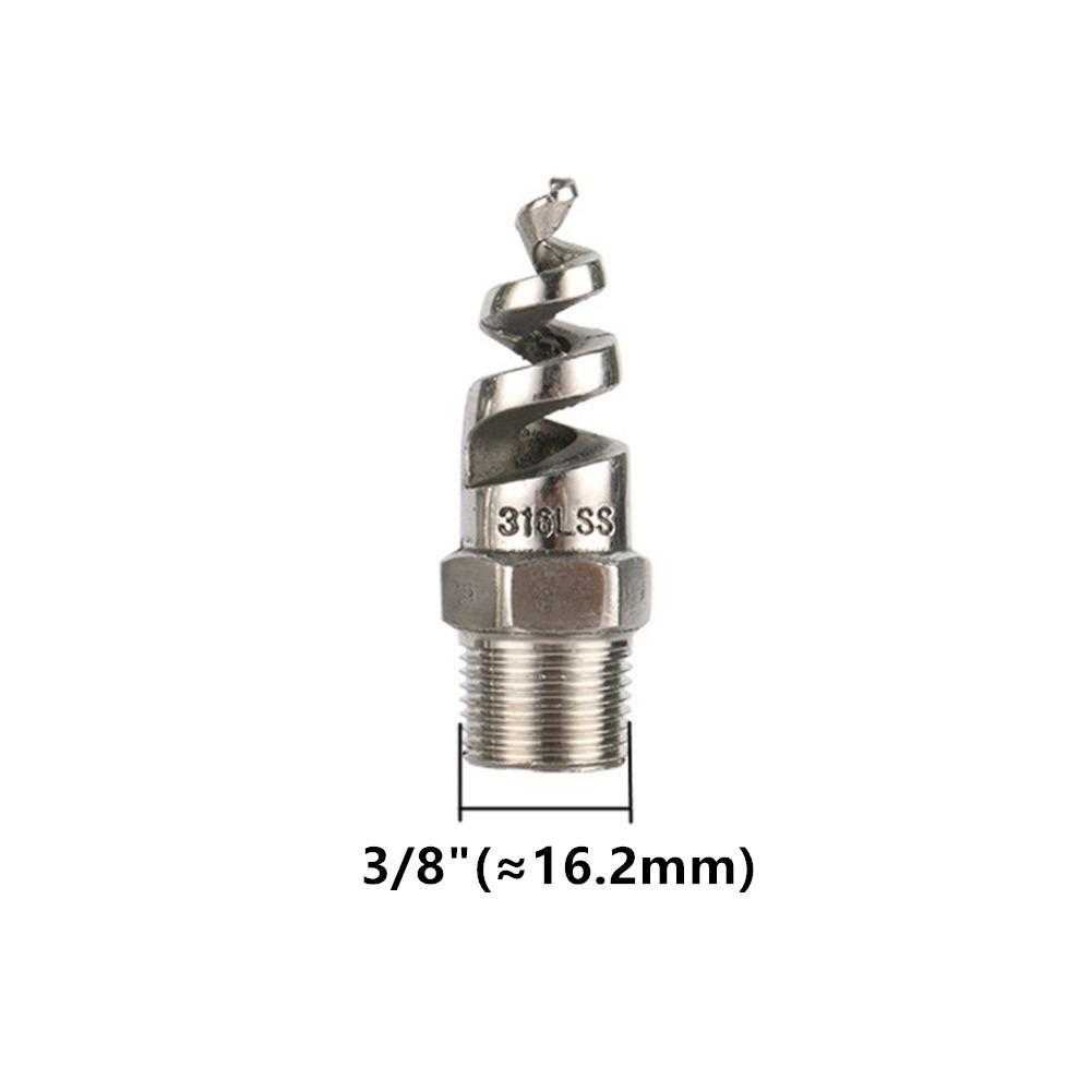 316 Stainless Steel Atomizing Nozzle BSP Thread Spiral Jet Nozzle  Lawn Irrigation