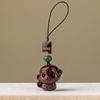 Sandalwood Zodiac Monkey Keychain Pendant for Men & Women, Retro Hanging Ornament