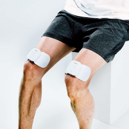 Omron Cordless Low Frequency Therapy Device HV-F601T 2 Units Muscle Fatigue Recovery Microcurrent Bluetooth Compatible White