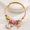 Handmade Beaded Bracelet for Women Heart Angel Alloy Accessories Versatile Exquisite Bracelet