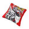 Custom Luxury Gundams Robot Anime Cushion Cover for Sofa Velvet Game Manga Throw Pillow Case