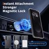Samsung S26 Magnetic Transparent All-inclusive S25edge Mobile Phone Case S23 Anti-drop s24Ultra Two-in-one Protective Case