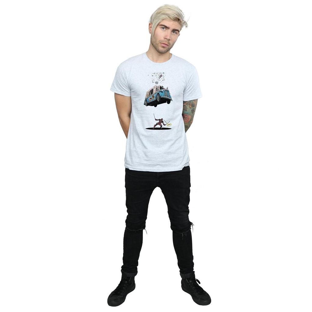 Marvel Mens Deadpool Ice Cream T-Shirt