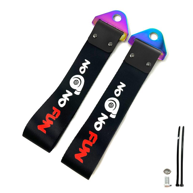 JDM Culture Colorful Metal Buckle Tow Strap - Car Modification Decoration