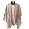 Four Seasons Cotton And Linen Feel Scarf Plain Floral Lace Soft Skin-Friendly Small Fresh Accessories Silk Scarf Women'S Shawl