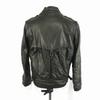 Roberto Gellini Genuine Leather Rider’s Jacket with Epaulettes/Men’s Size M/42/Black/(USED)