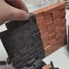 150/250 pieces gray mini wall tiles miniature brick statue model brick building set fake bricks for garden landscape accessories