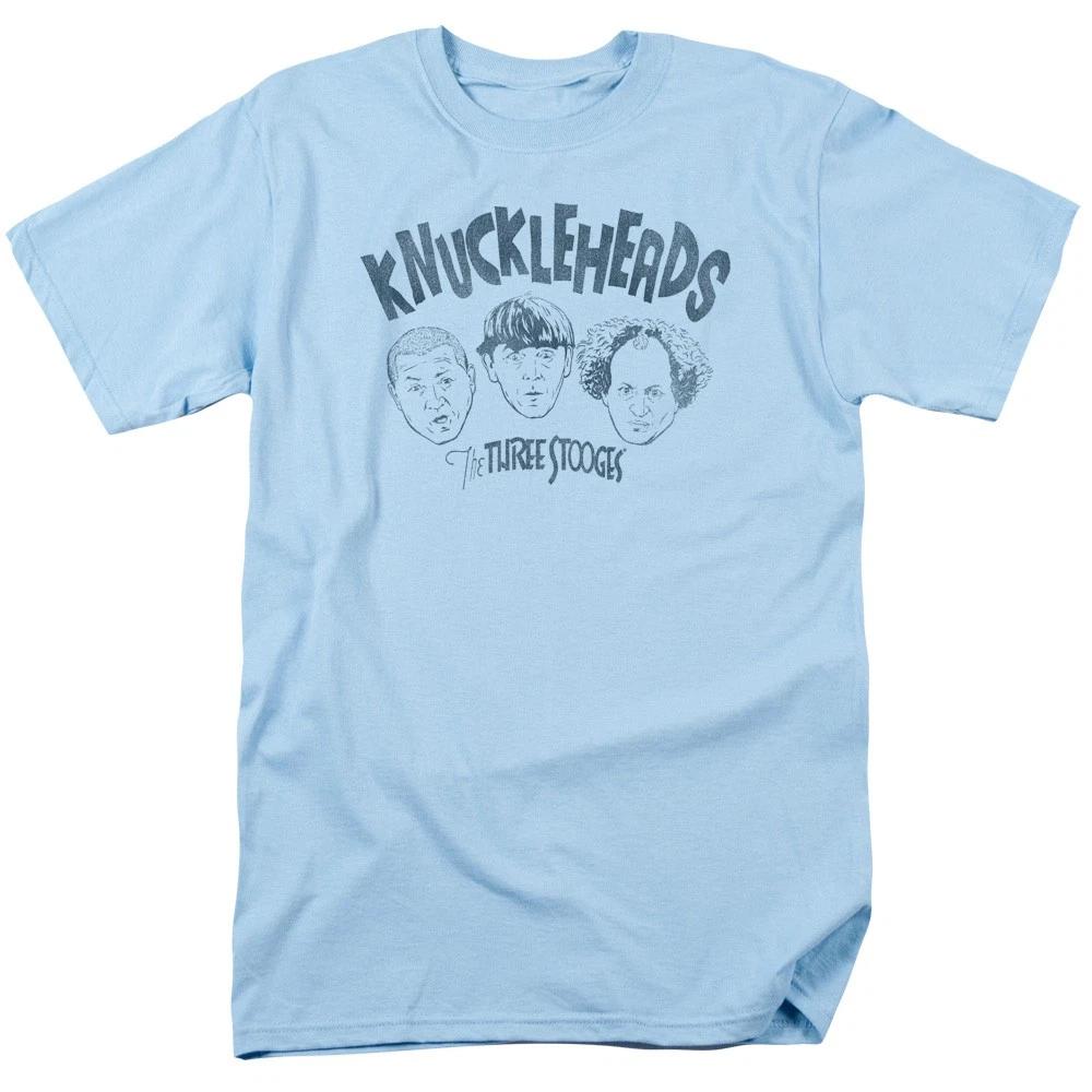 Three Stooges - Knuckleheads - Unisex Short Sleeve Children s T-shirt - Blue 100