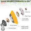 Landscaping Weeding Machine Nylon Wheels Weed Remover Tool Rotary Weed Brush Joint  Power Universal Grass Trimmer Head