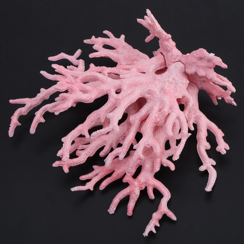 Decoration Accessories Colorful Artificial Coral Plant Plastic Decoration Fish Tank Ornament Fake Coral Plastic Coral Fish Tank