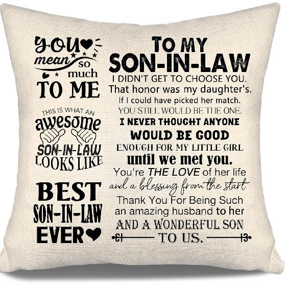 To My Bonus Daughter Gift Ideas Throw Pillow Covers for Bonus Daughter from Bonus Mom Bonus Dad Birthday Graduation Thanksgiving