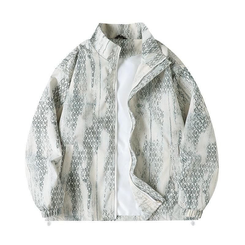 

Американский ретро постепенный переход свободный простой повседневный, весна и осень длинные рукава молодежный популярный грязно-желтый темно-зеленый серый пиджак 3XL