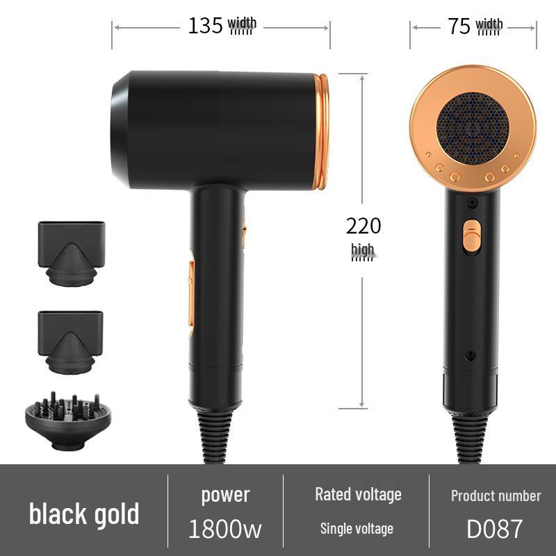 European Standard 2400W High-Power Hair Dryer for Salons and Barber Shops