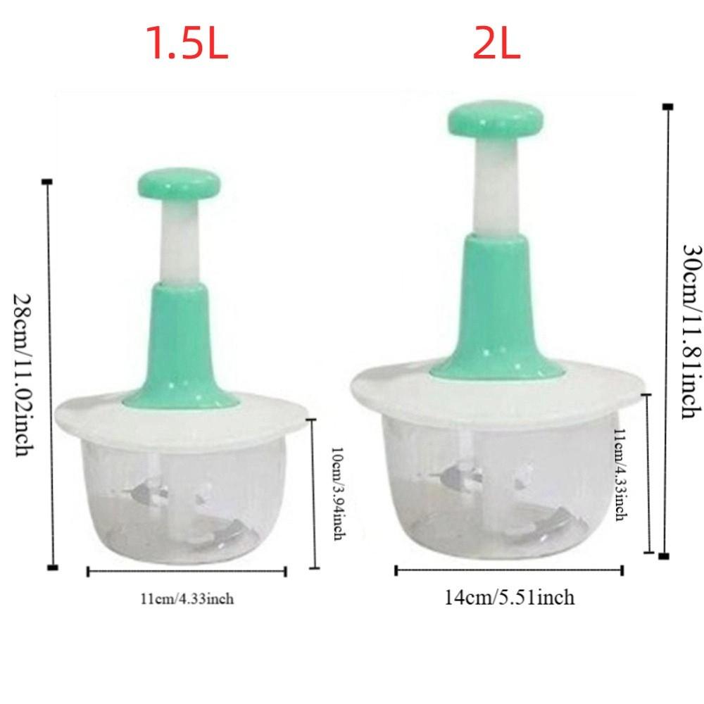 Manual Press Vegetable Mincer Removable Handheld Food Chopper Garlic Mincing Machine  for Home