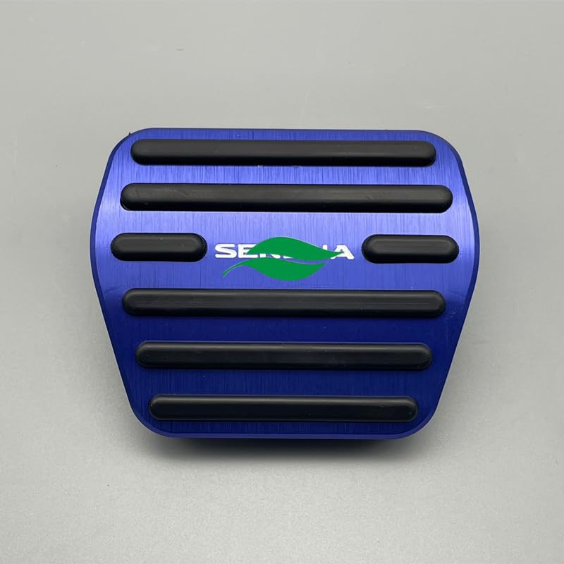 TADOKAPATU Pedalauflagen für den neuen Serena C27 und C28 Bremse und Gaspedal Sicher Passend Aluminiumlegierung und Gummi Innenraum-Set Serie, Abdeckungen, Fahren,