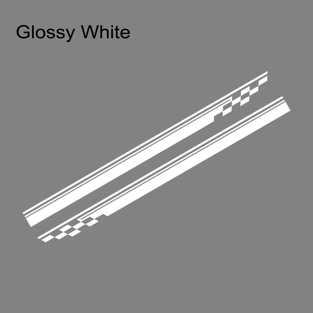 Car Body Side Door Stickers Racing Stripes Vinyl Decals Auto Decoration Accessories For Ford Fiesta MK7 3 Door ST 2008 - 2017